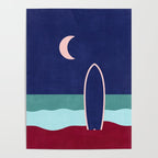 LANDSHAPES - Beach - night Poster Gallery Image 4