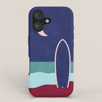 LANDSHAPES - Beach - night iPhone Case Gallery Image 1