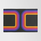 Black Rainbow Tunnel Rug Gallery Image 2