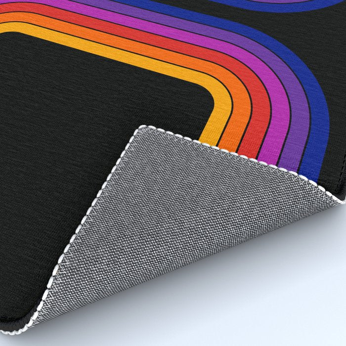 Black Rainbow Tunnel Rug Gallery Image 4