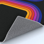 Black Rainbow Tunnel Rug Gallery Image 4