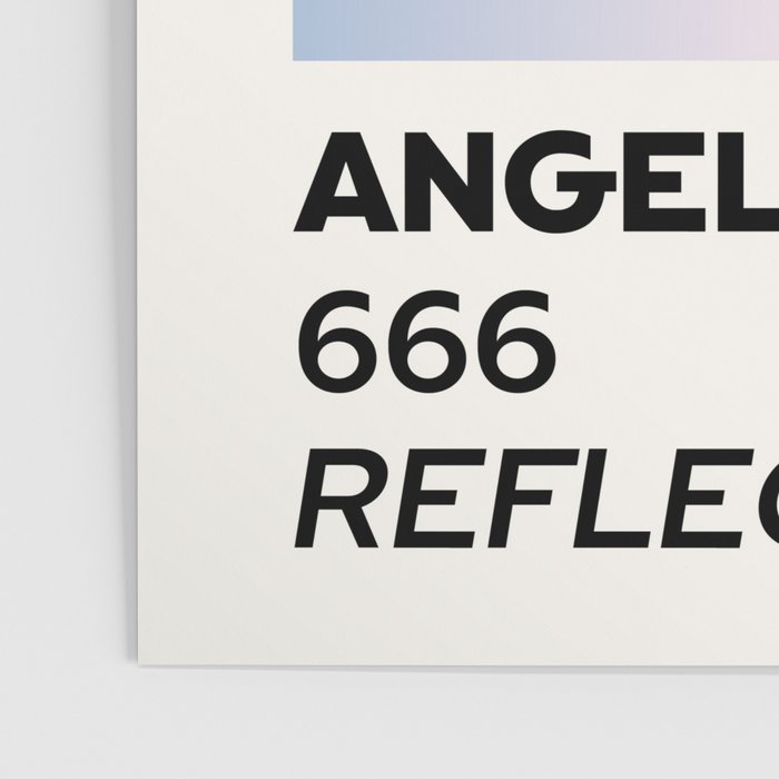 Angel number - 666 - reflect Poster Gallery Image 3