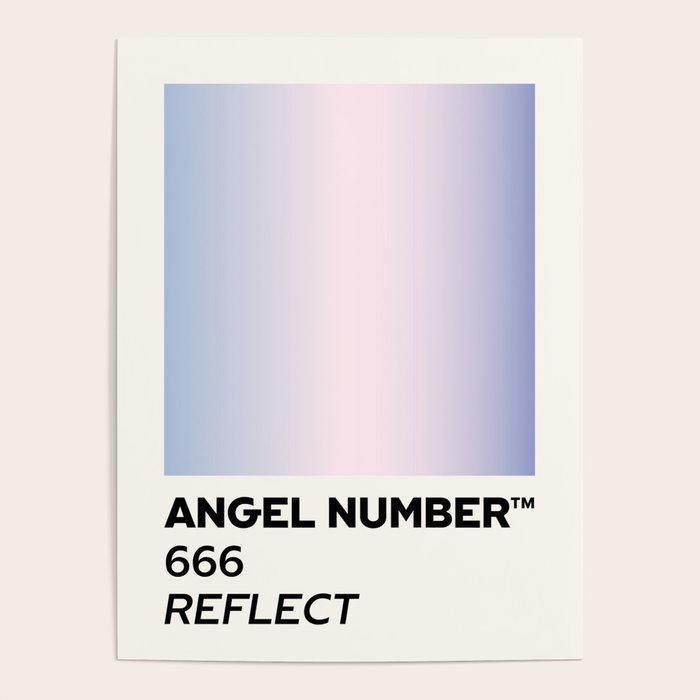 Angel number - 666 - reflect Poster Gallery Image 4