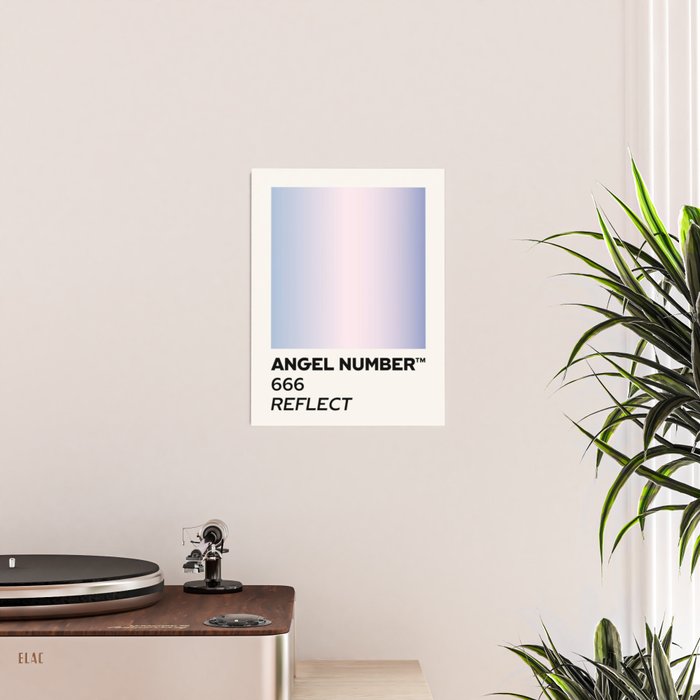 Angel number - 666 - reflect Poster Gallery Image 2