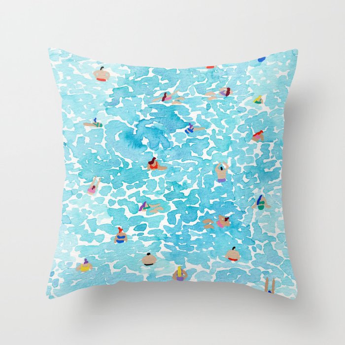 A float Throw Pillow Gallery Image 1