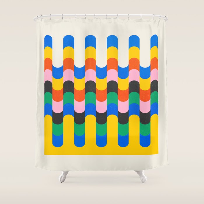 Alignment: Bauhaus 1919 Exhibition 04 Shower Curtain Gallery Image 1