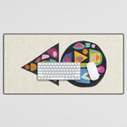 Bejeweled Compass Desk Mat Gallery Image 1