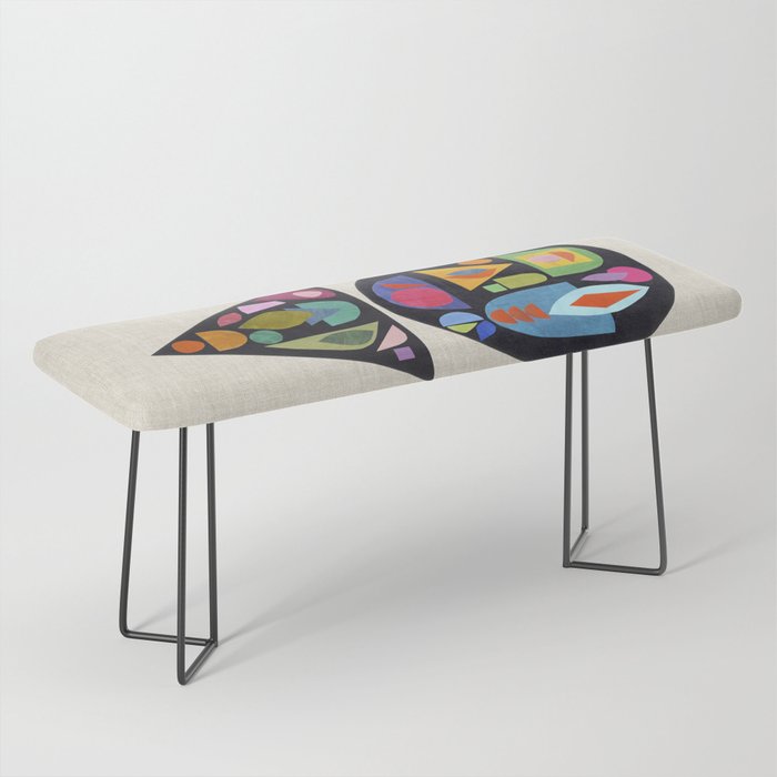 Bejeweled Compass Bench Gallery Image 1