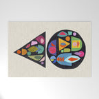 Bejeweled Compass Welcome Mat Gallery Image 1