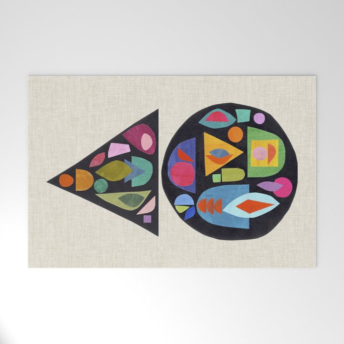 Bejeweled Compass Welcome Mat Gallery Image 1
