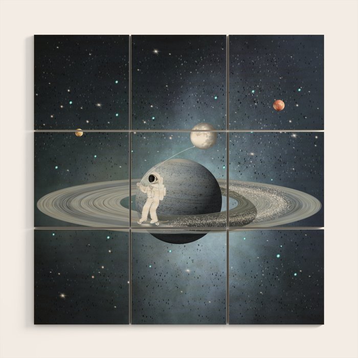 space skate Wood Wall Art Gallery Image 1