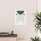 Mid Century Modern Green Poster Gallery Image 2