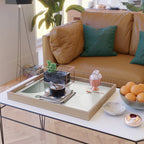 Mid Century Modern Green Serving Tray Gallery Image 2