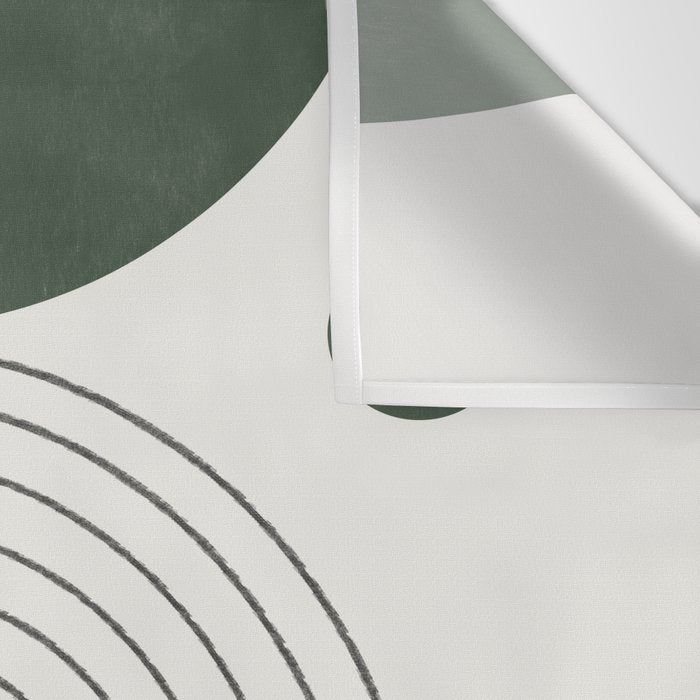 Mid Century Modern Green Wall Tapestry Gallery Image 3