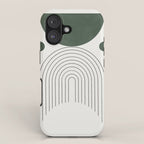 Mid Century Modern Green iPhone Case Gallery Image 1