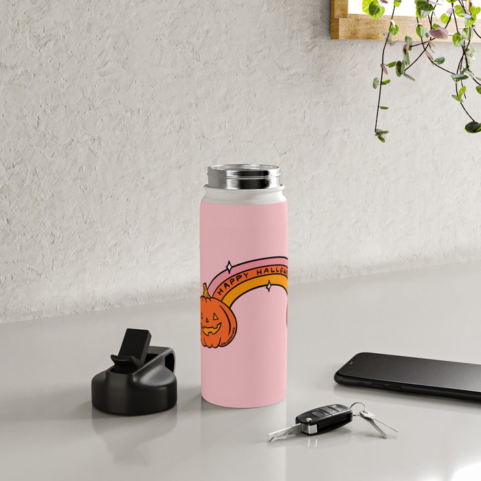Happy Halloween Rainbow Water Bottle Gallery Image 4