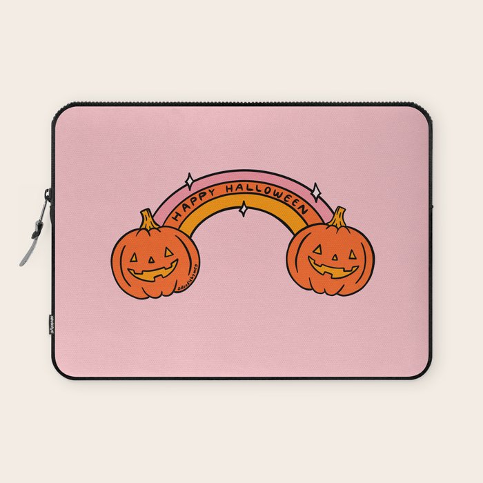 Happy Halloween Rainbow Laptop Sleeve Gallery Image 1