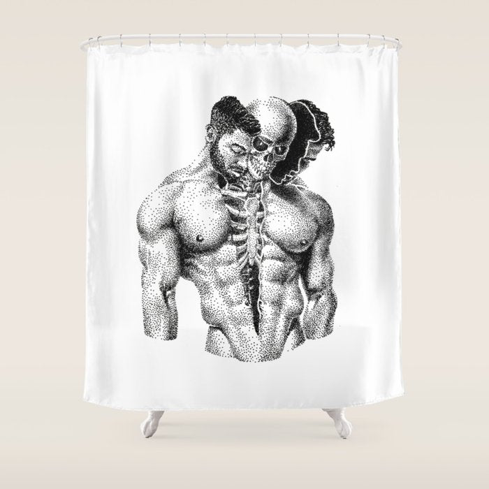 Split 5 SPOOKYDOOD Shower Curtain Gallery Image 1
