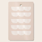 Pink & white geometric shapes pattern Cutting Board Gallery Image 1
