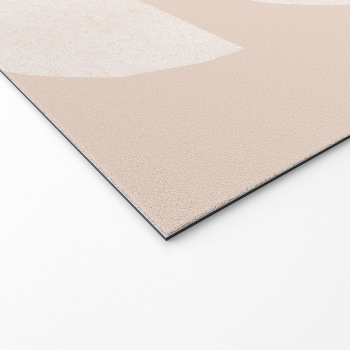 Pink & white geometric shapes pattern Welcome Mat Gallery Image 2