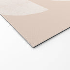 Pink & white geometric shapes pattern Welcome Mat Gallery Image 2