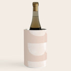 Pink & white geometric shapes pattern Wine Chiller Gallery Image 2