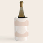Pink & white geometric shapes pattern Wine Chiller Gallery Image 1