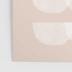 Pink & white geometric shapes pattern Poster Gallery Image 3