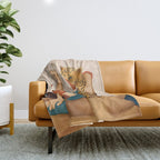 Into The Wild II Throw Blanket Gallery Image 1
