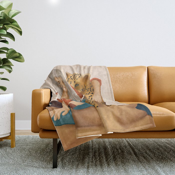 Into The Wild II Throw Blanket Gallery Image 1