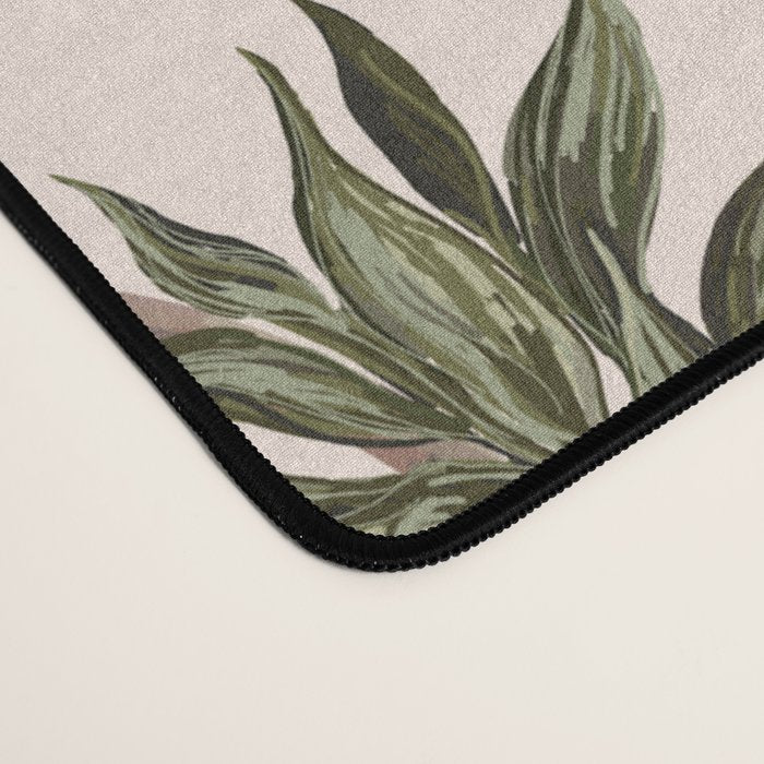 Chinoiserie Blush Pink Peony Blooming Floral Garden Desk Mat Gallery Image 4