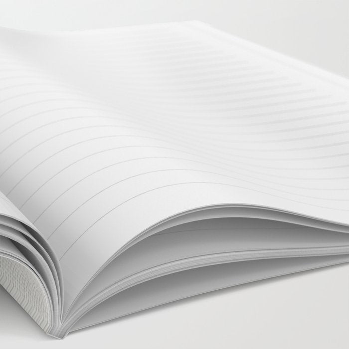 AEGEAN MULTI SIMPLE TICKING STRIPE JUTE Notebook Gallery Image 2