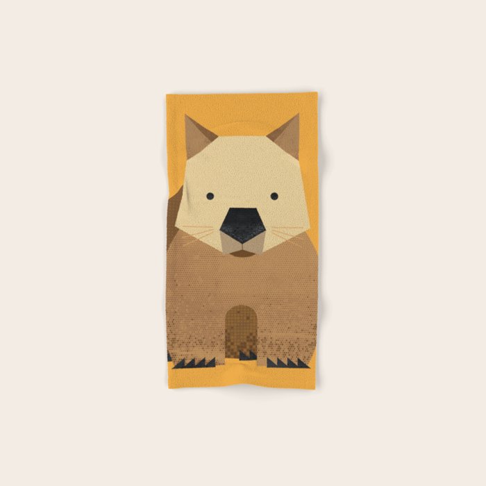 Whimsy Wombat Bath Towel Gallery Image 1