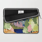 Summer Forest Lake Laptop Sleeve Gallery Image 2