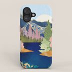 Summer Forest Lake iPhone Case Gallery Image 1