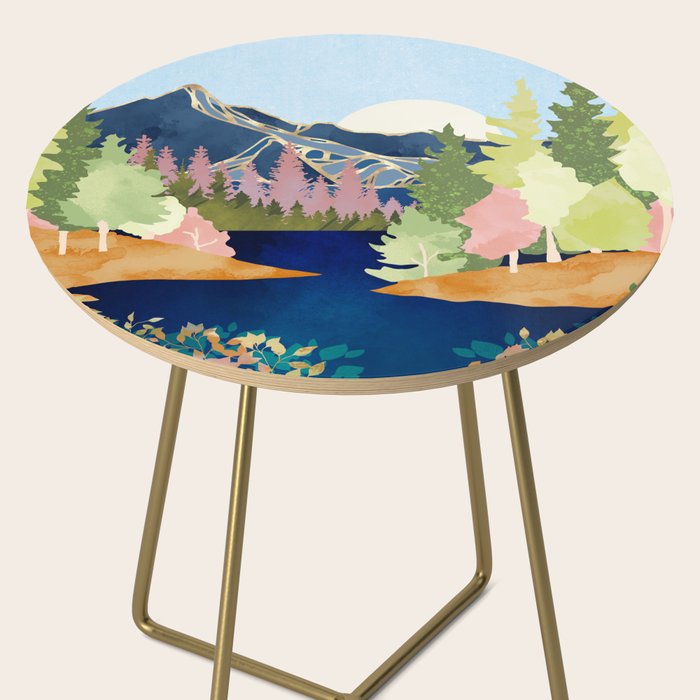 Summer Forest Lake Side Table Gallery Image 2
