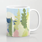 Summer Forest Lake Coffee Mug Gallery Image 1