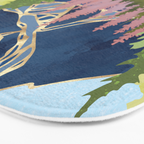 Summer Forest Lake Bath Mat Gallery Image 3