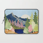 Summer Forest Lake Laptop Sleeve Gallery Image 1