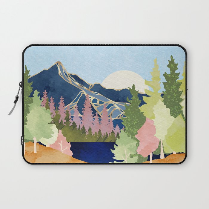 Summer Forest Lake Laptop Sleeve Gallery Image 1