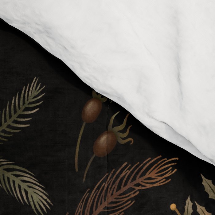 Moonlight Garden - Winter Brown Comforter Gallery Image 4