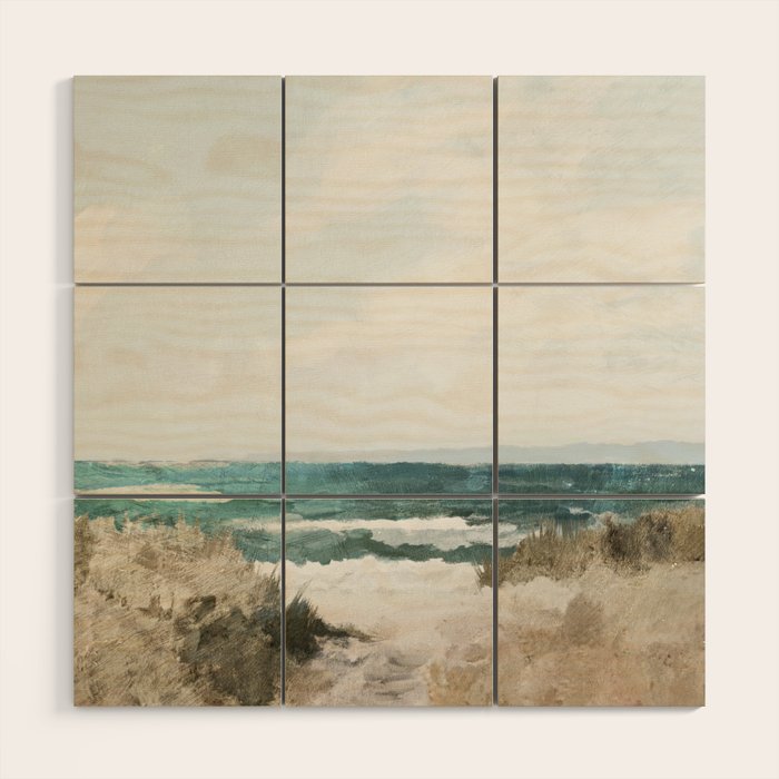 Beach Path Wood Wall Art Gallery Image 1
