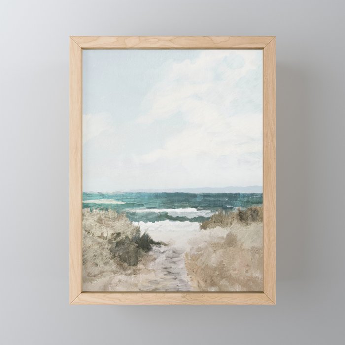 Beach Path Mini Art Print Gallery Image 1