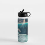 Rainbow in a sunny sky - floating between the rocks in Thailand - Asia travels Water Bottle Gallery Image 1