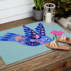 Bird and Bloom Outdoor Rug Gallery Image 2