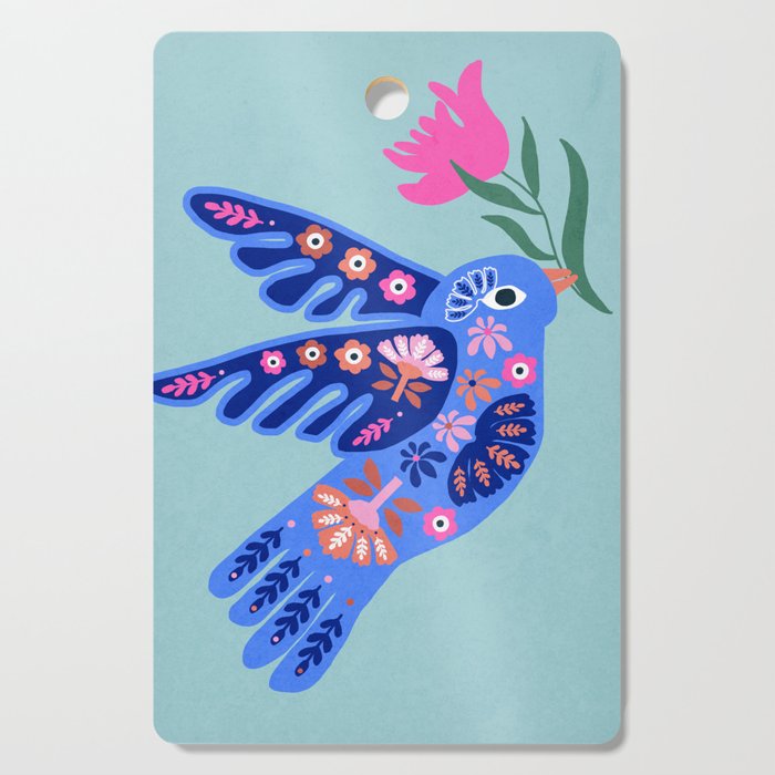 Bird and Bloom Cutting Board Gallery Image 1