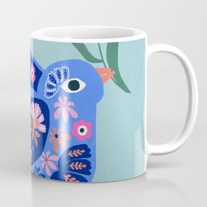 Bird and Bloom Coffee Mug Gallery Image 1
