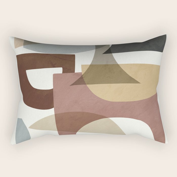 Shapes Modern Rectangular Pillow Gallery Image 2
