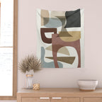 Shapes Modern Wall Tapestry Gallery Image 2