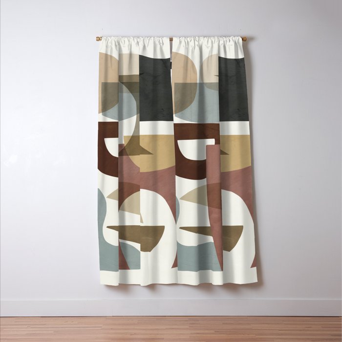 Shapes Modern Window Curtain Gallery Image 3